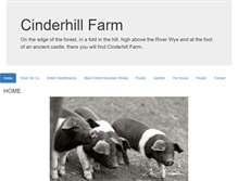 Tablet Screenshot of cinderhillfarm.com